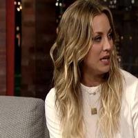VIDEO: Kaley Cuoco Discusses Whirlwind Romance on LETTERMAN