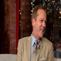 VIDEO: Proud Dad Kiefer Sutherland Praises 'Veep' Star Daughter on LETTERMAN Video