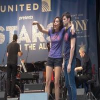 BWW TV: PIPPIN's Ciara Renee and Kyle Dean Massey Get on the Right Track at STARS IN THE ALLEY