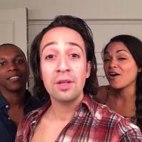 STAGE TUBE: Miranda and Olivo Warm-Up to RENT Again, But This Time Leslie Odom Jr. Jo Video