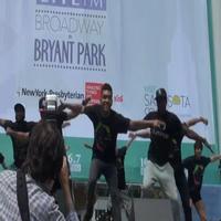 TV: Cast of ILUMINATE Lights up BROADWAY IN BRYANT PARK!