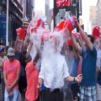 STAGE TUBE: BC/EFA's Tom Viola & Company Get Soaked for ALS! Video