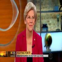 VIDEO: Sen. Elizabeth Warren Talks Midterm Elections on CBS THIS MORNING Video