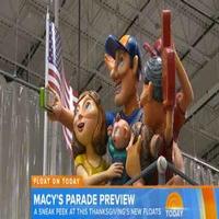VIDEO: Get a Sneak Peek at MACY'S THANKSGIVING DAY PARADE Floats Video