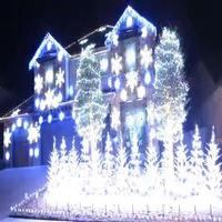 VIDEO: Texas Family Takes a FROZEN Twist on Christmas Lights - Broadway Theater Video