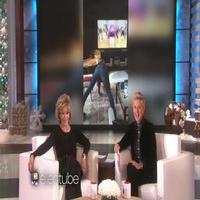 VIDEO: ELLEN Secretly Films Portia de Rossi's Jane Fonda Workout & Shares with Audien Video