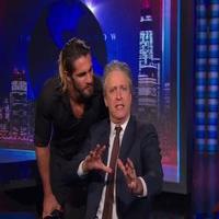 VIDEO: Seth Rollins Crashes THE DAILY SHOW WITH JON STEWART Video