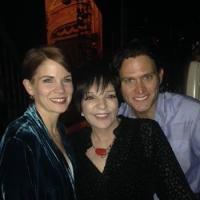 Liza Minnelli Visits 'BRIDGES' Stars Kelli O'Hara & Steven Pasquale