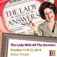 THE LADY WITH ALL THE ANSWERS to Play Washington Pavilion this Weekend Video