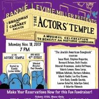 Broadway & Cabaret Community to Celebrate The Actors Temple in 2013 Concert Benefit,  Video