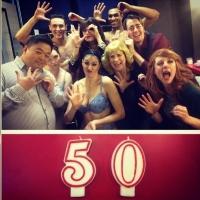 Photo Flash: Saturday Intermission Pics, 4/5- KINKY BOOTS and 50 SHADES Celebrate Mil Video