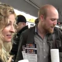 STAGE TUBE: HOW TO BE A NEW YORKER Stars Serve Coffee on the Subway Video