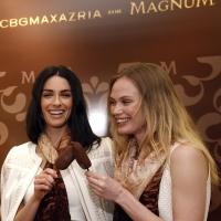 MAGNUM Ice Cream and BCBGMAXAZRIA Fashion Wrap with Aroma of Belgian Chocolate