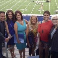 Photo Flash: Betty Buckley Visits Dallas Cowboys Cheerleaders for 'MAKING THE TEAM' Video