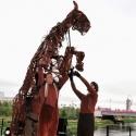 Photo Flash: Cast of WAR HORSE Visits the Olympic Park Video