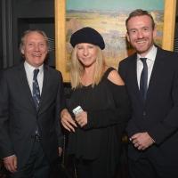 Barbra Streisand & Lily Collins Meet Willem Van Gogh at LA Art Show Video