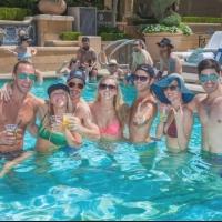 Photo Flash: ROCK OF AGES Cast Visits Azure Luxury Pool at the Palazzo Video