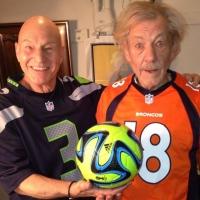 Twitter Watch: Patrick Stewart & Ian McKellen Gear Up for Super Bowl Sunday Video