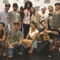 Photo Flash: Comedian Anjelah Johnson Visits Jabbawockeez in Las Vegas