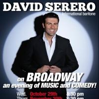 David Serero to Play Final Performance at the Snapple Theatre, Dec 17 Video