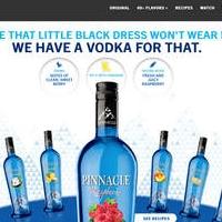 Pinnacle Vodka's New Web Site Serves Up Cocktail Inspiration and Ideas 