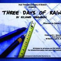 Hub Theatre Company of Boston's THREE DAYS OF RAIN Opens this Friday Video