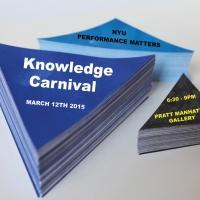 NYU's KNOWLEDGE CARNIVAL Set for 3/12 Video