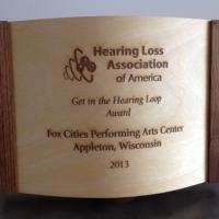Fox Cities P.A.C. Receives National Award from Hearing Loss Association of America