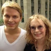 Photo Flash: LOVE LETTERS' Mia Farrow Visits Son Ronan with Co-Star Brian Dennehy Video