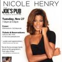 Nicole Henry to Play Joe's Pub, Nov 27 Video