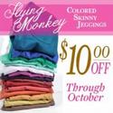 Bohme Boutique Discounting Colored Jeggings During October