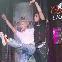 Photo Coverage: BIG BROTHER's Frankie J. Grande Joins Broadway's ROCK OF AGES! Video