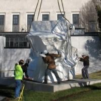Photo Flash: INVETERATE COMPOSITION FOR CLARE Sculpture Installed at Nashville's Fris Video