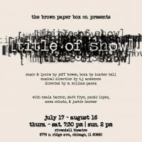 Brown Paper Box Co. Sets Cast of [TITLE OF SHOW] Chicago Storefront Premiere Video