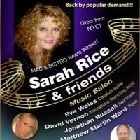 Broadway Concerts Direct Presents SARAH RICE & FRIENDS Every Friday at the Classic…