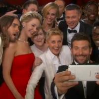 VIDEO: Ellen Attempts to Break Selfie World Record at Oscars Video