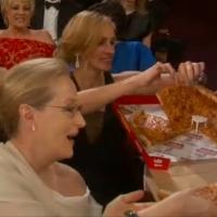 VIDEO: Ellen Passes Out Pizza at the Oscars Video