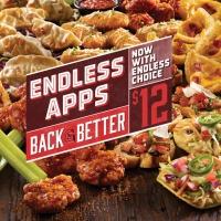 TGI Fridays Ups the Ante, Offers Customers Endless Choice of Appetizers