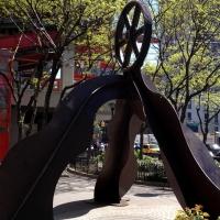 Carole Eisner's HOSEA Sculpture Unveiled at Tramway Plaza in Manhattan Video