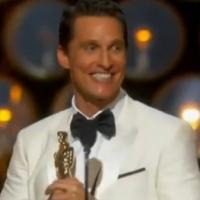 VIDEO: Matthew McConaughey Wins Best Actor Oscar for DALLAS BUYERS CLUB Video