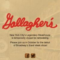 NYC Restaurant Gallagher's Steak House Closes for Renovations; To Re-Open in October 2013 Photo