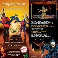 Cirque du Soleil's OVO to Perform at Melbourne Central, February 20