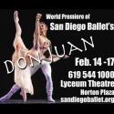 San Diego Ballet Company Presents DON JUAN, Now thru 2/17 Video
