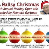 Kenneth Gartman Returns to Don't Tell Mama with 'A BALLSY CHRISTMAS' Open Mic Today Video