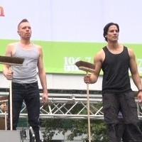 BWW TV: STOMP Sweeps up the BROADWAY IN BRYANT PARK Stage! Video