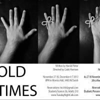 Tuesday Night Cafe Theatre to Present OLD TIMES, Nov 27-Dec 7 Video