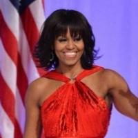 Michelle Obama & Daughters Visit MOTOWN on Broadway!