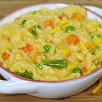 Recipes: One Pot Easy Cheesy Vegetables & Rice, Sea Salt Caramel Brownies