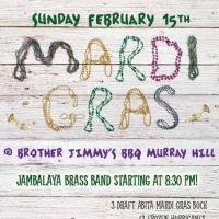 Mardi Gras in NYC at Brother Jimmy's BBQ Murray Hill on 2/15 Video