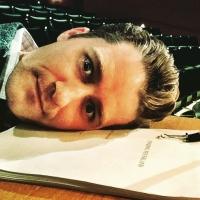 Photo Flash: Finding Glee? Matthew Morrison Studies FINDING NEVERLAND Script During…